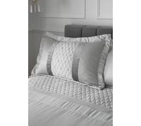 Catherine Lansfield 'sequin Cluster' Pillowsham Pair In Silver Silver One Size