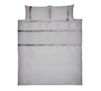 Catherine Lansfield Sequin Cluster Silver Duvet Quilt Cover Set Or Accessories