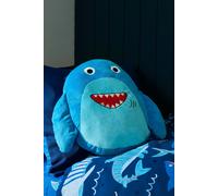 Catherine Lansfield 'Sheldon the Shark' 3D Shaped Cushion in Navy Catherine Lansfield Navy