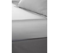 Catherine Lansfield Silky Soft Satin Single Fitted Sheet Silver