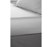 Catherine Lansfield 'Silky Soft Satin' 30cm Depth Sheet in Silver | Size: King Fitted Catherine Lansfield Silver King Fitted