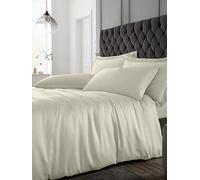 Catherine Lansfield Silky Soft Satin Duvet Cover Set Champagne
