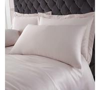 Catherine Lansfield Silky Soft Satin Standard Pillowcase Pair Blush