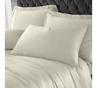 Catherine Lansfield Silky Soft Satin Standard Pillowcase Pair Champagne Gold