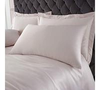Catherine Lansfield Silky Soft Satin Standard Pillowcase Pair Silver