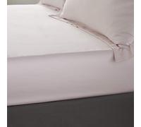 Catherine Lansfield Silky Soft Satin Super King Fitted Sheet Blush