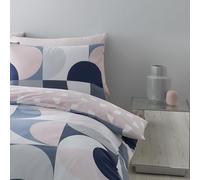 Catherine Lansfield Sirkel Geo Duvet Cover Set 135 x 200 cm + 80 x 80 cm (Pair)
