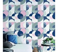 Catherine Lansfield Sirkel Geo Wallpaper Blush