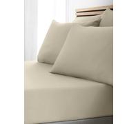 Catherine Lansfield Fitted Sheet So Soft Easy Iron – King, Natural