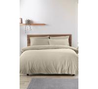 Catherine Lansfield So Soft Easy Iron Double Duvet Cover Set Natural