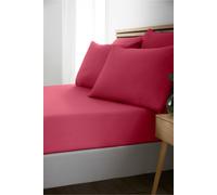 Catherine Lansfield 'so Soft Easy Iron' Fitted Sheet In Bright Pink Bright Pink King Fitted