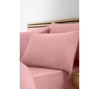 Catherine Lansfield So Soft Non-Iron Super King Fitted Sheet Coral