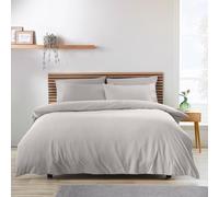 Catherine Lansfield Duvet Cover Set So Soft Easy Iron Grey Double