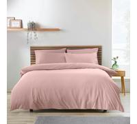 Catherine Lansfield So Soft Non-Iron Duvet Cover Set Blush Pink - Single - Blush Pink