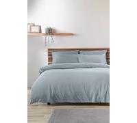 Catherine Lansfield So Soft Non Iron Duvet Cover Set in Mid Grey | Size: Double Catherine Lansfield Mid Grey Double