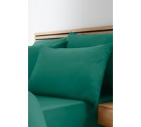 Catherine Lansfield So Soft Non-Iron Double Fitted Sheet Teal Green