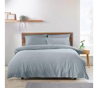 Catherine Lansfield Duvet Cover Set So Soft Non-Iron King Slate Grey with Pillowcases