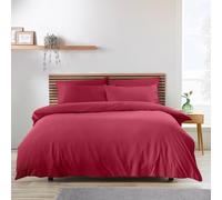 Catherine Lansfield So Soft Non-Iron Single Duvet Cover Set Hot Pink