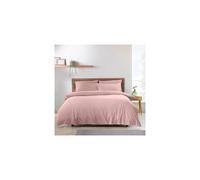 Catherine Lansfield So Soft Non-Iron Single Duvet Cover Set Blush Pink