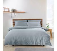 Catherine Lansfield So Soft Non-Iron Single Duvet Cover Set With Pillowcase Slate Grey