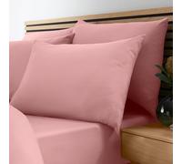 Catherine Lansfield So Soft Non-Iron Single Fitted Sheet Coral