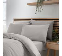 Catherine Lansfield So Soft Non-Iron Standard Pack Of 4 Pillowcases Grey