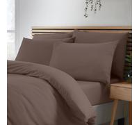 Catherine Lansfield So Soft Non-Iron Standard Pillowcase 4 Pack Chocolate