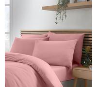 Catherine Lansfield So Soft Non-Iron Standard Pillowcase 4 Pack Coral