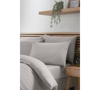 Catherine Lansfield So Soft Non-Iron Standard Pack Of 4 Pillowcases Grey