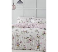 Catherine Lansfield 'Songbird' Duvet Set in Pink | Size: Double Catherine Lansfield Pink Double