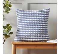 Catherine Lansfield Stab Stitch 43x43cm Cushion Blue