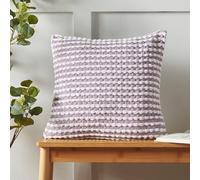 Catherine Lansfield Stab Stitch 43x43cm Cushion Lilac
