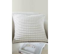 Catherine Lansfield Stab Stitch 43x43cm Cushion Cover Natural