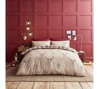 Catherine Lansfield Stag Easy Care Super King Duvet Set Multi