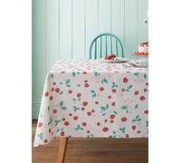 Catherine Lansfield Strawberry Garden 100% Cotton Table Cloth Green