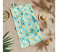 Catherine Lansfield Summer Fruits Cotton Beach Towel in a Bag