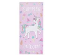 Catherine Lansfield Summer Unicorn Multi 100% Cotton Beach Towel