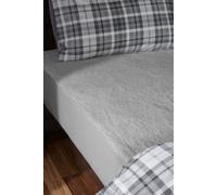 Catherine Lansfield Thermal Sherpa Underblanket King Under Fitted Sheet Grey