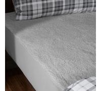 Catherine Lansfield Thermal Sherpa Underblanket Super King Under Fitted Sheet Grey