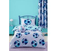 Catherine Lansfield Tie Dye Football Duvet Cover Set Blue