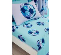 Catherine Lansfield Tie Dye Football Purple Fitted Sheet