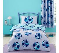 Catherine Lansfield Tie Dye Football Kids Bedding Set-Single