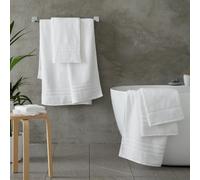 Catherine Lansfield Twist Bath Towel - White