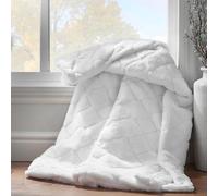 Catherine Lansfield, White, Throw-137x170cm DS/55599/W/130170/WH