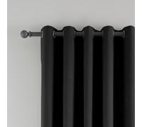 Catherine Lansfield Wilson Blackout Thermal 168X213Cm Door Panel Black