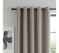 Catherine Lansfield 'wilson' Blackout Thermal Eyelet Curtains In Grey Grey 229cm width x 229cm drop