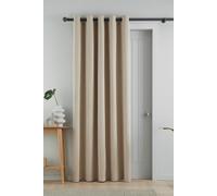 Catherine Lansfield Wilson Blackout Thermal 117x213cm Door Panel Natural