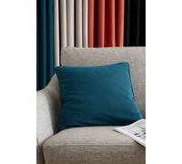 Catherine Lansfield 'Wilson Velvet' Cushion in Green | Size: 45 cm x 45 cm Catherine Lansfield Green 45 cm x 45 cm