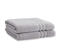 Catherine Lansfield Zero Twist 100% Cotton 450GSM 2x Bath Sheets Bale 17 Colours