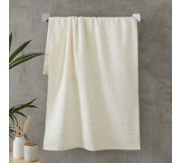 Catherine Lansfield Zero Twist Cotton 90x140cm Bath Sheet Cream